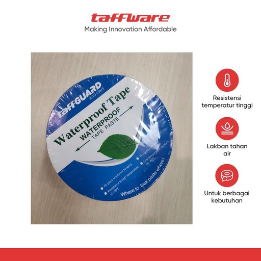 [EZR.5101006] TaffGUARD Lakban Aluminium Foil Butyl Super Adhesive Duct Tape 10cmx10