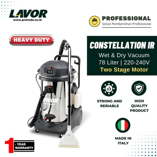 [EZM.1000113] LAVOR COSTELLATION IR VACUUM CLEANER WET & DRY