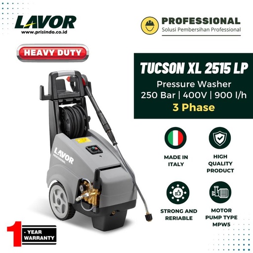 [EZM.1000243] High Pressure cleaner LAVOR TUCSON XL 2515 LP 250 BAR