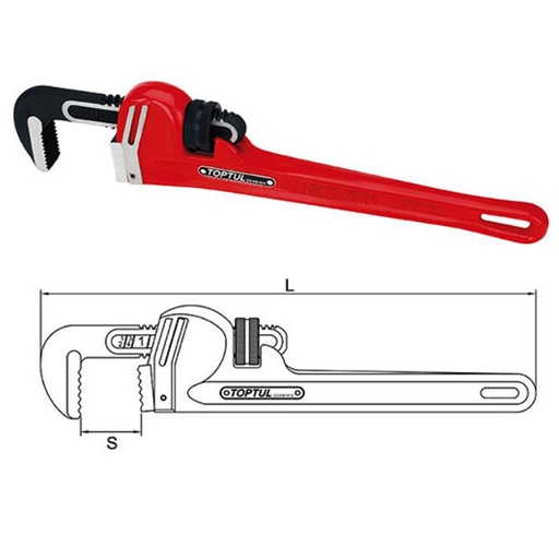 [DDAB1A48] Kunci Pipa Pipe Wrench 48″ Toptul DDAB1A48