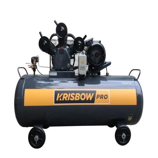 [10029562] Kompresor Angin Krisbow 7.5HP 420L 10BAR 380V 3PH 10029562