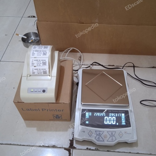 [FSR-B-3] Timbangan Lab 4Kg Plus Printer Fujitsu FSR-B
