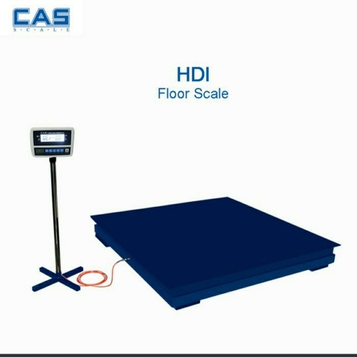 [HDI-4] Timbangan Lantai Floor Scale 2 Ton 1,2m x 1,2m CAS HDI