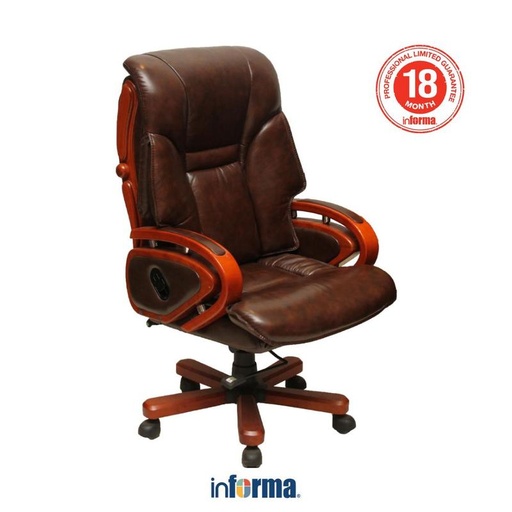 [EZO.0605375] Informa King Kursi Kantor Tempat Duduk Kerja Dengan Roda Office Chair Kursi Staff Karyawan Furniture Indoor Kantor