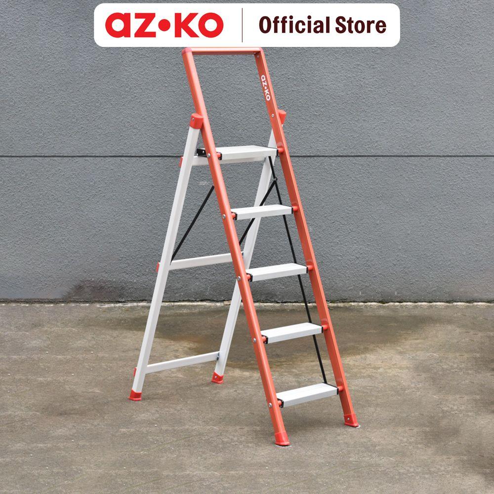 Jual AZKO Azko 1.4 mtr Tangga Lipat Aluminium Saving Space 5 Step - Mix ...