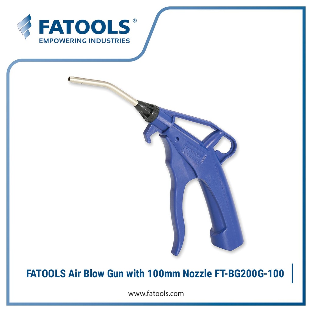 Jual FATOOLS BG200G-100 Air and Fluid Gun with 100mm Nozzle Blow Gun ...