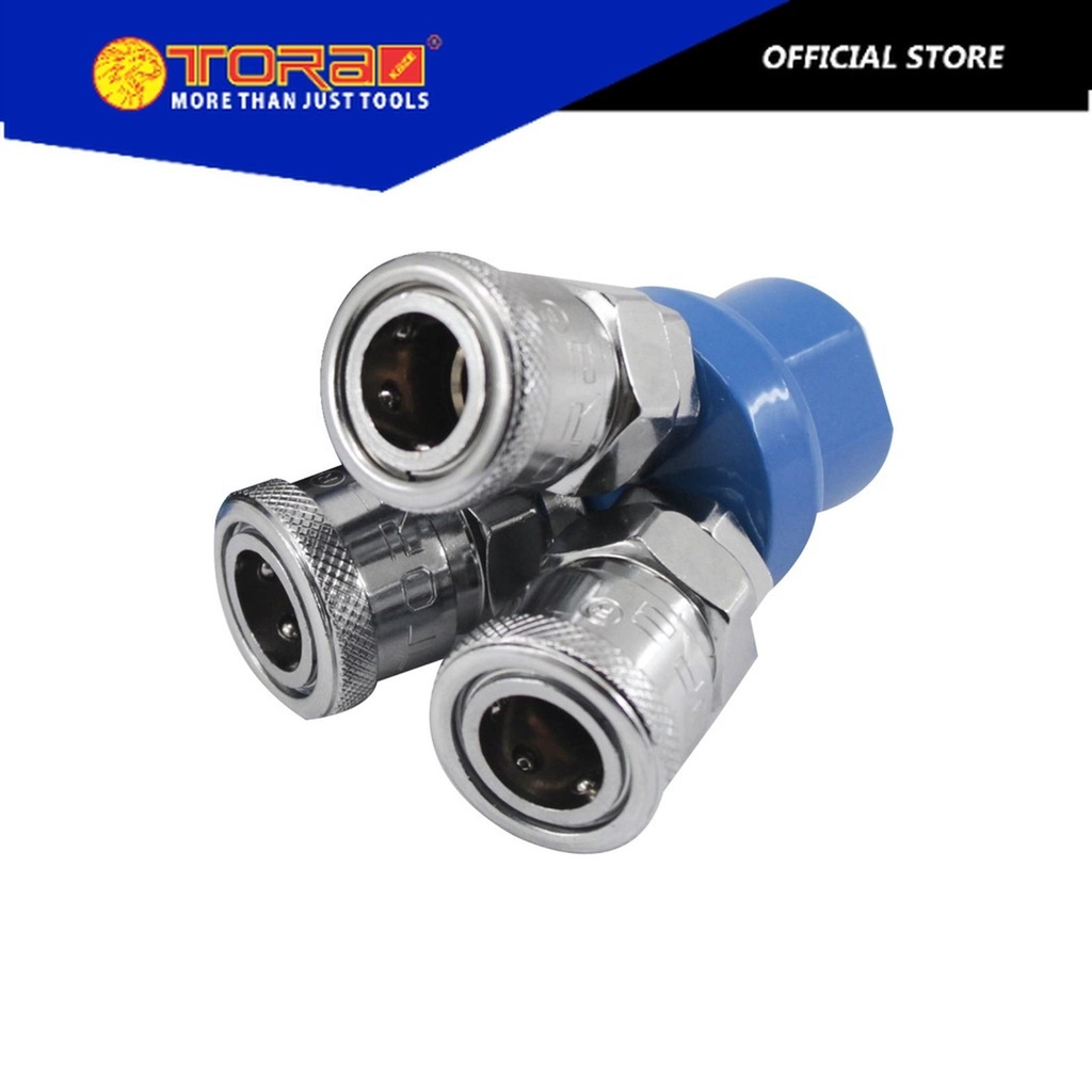 Jual TORA Coupler 3 Cabang Female - Kopler Nepel Kompresor Cabang ...