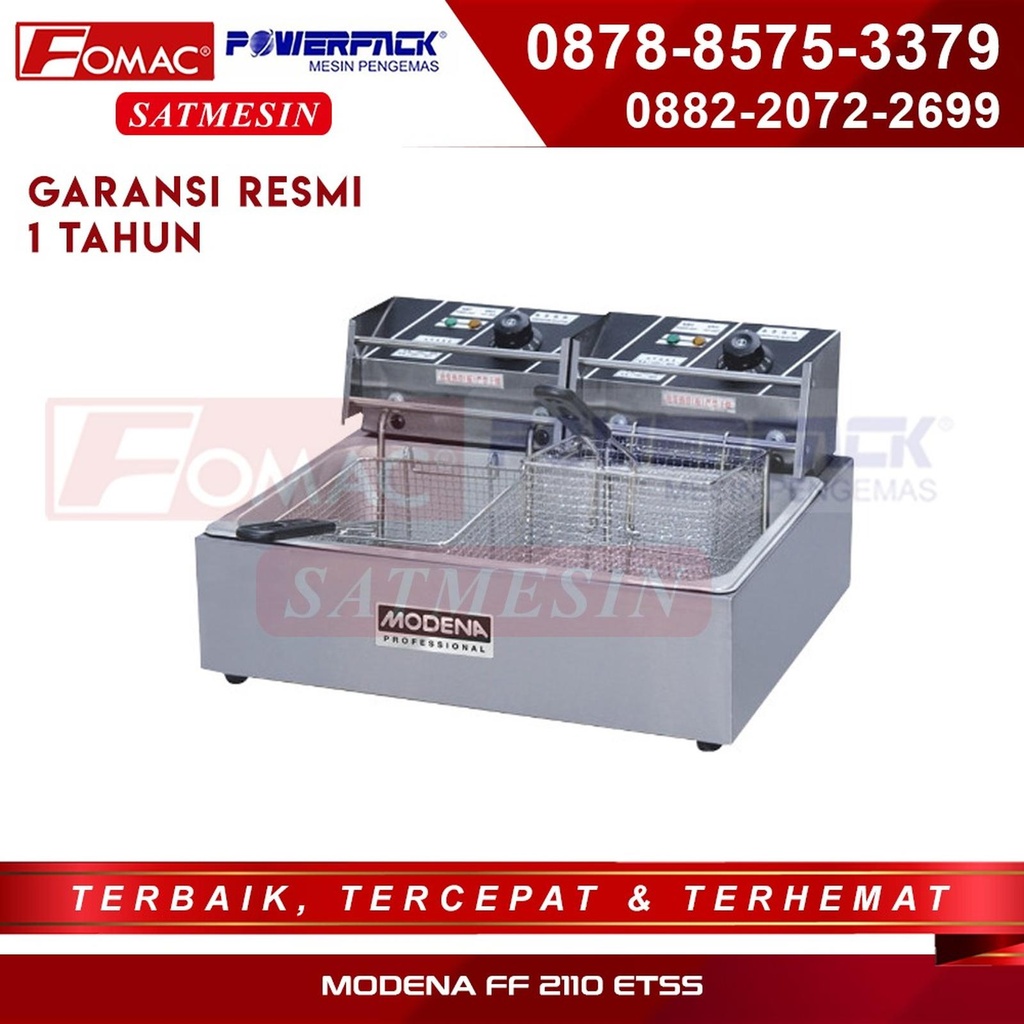 MODENA FF2110ETSS Deep Fryer | Penggorengan Listrik Terbaik