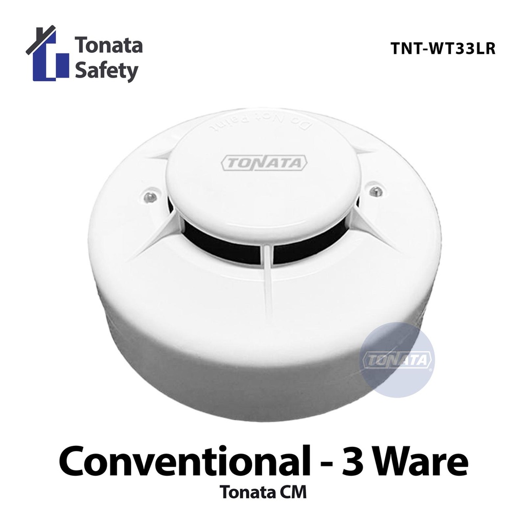Conventional Smoke Detector Photoelectric Tonata / 3 Wire / Detektor ...