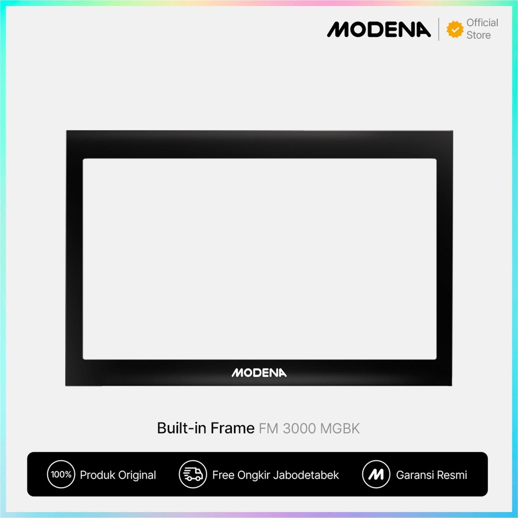 MODENA FM 3000 MGBK: Kompor Gas Built-in Frame | Dapur Modern