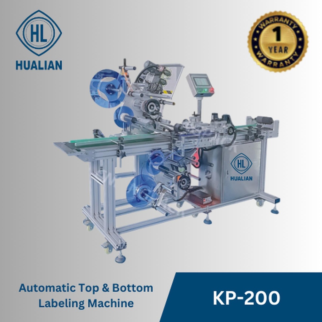 Automatic Top & Bottom Labeling Machine KP-200 | Label Botol & Box