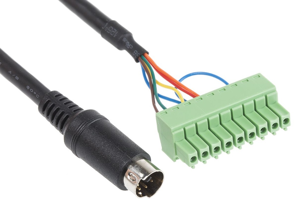 Pro-face PLC Cable 5m GP4000 Series & Mitsubishi PLC Connection