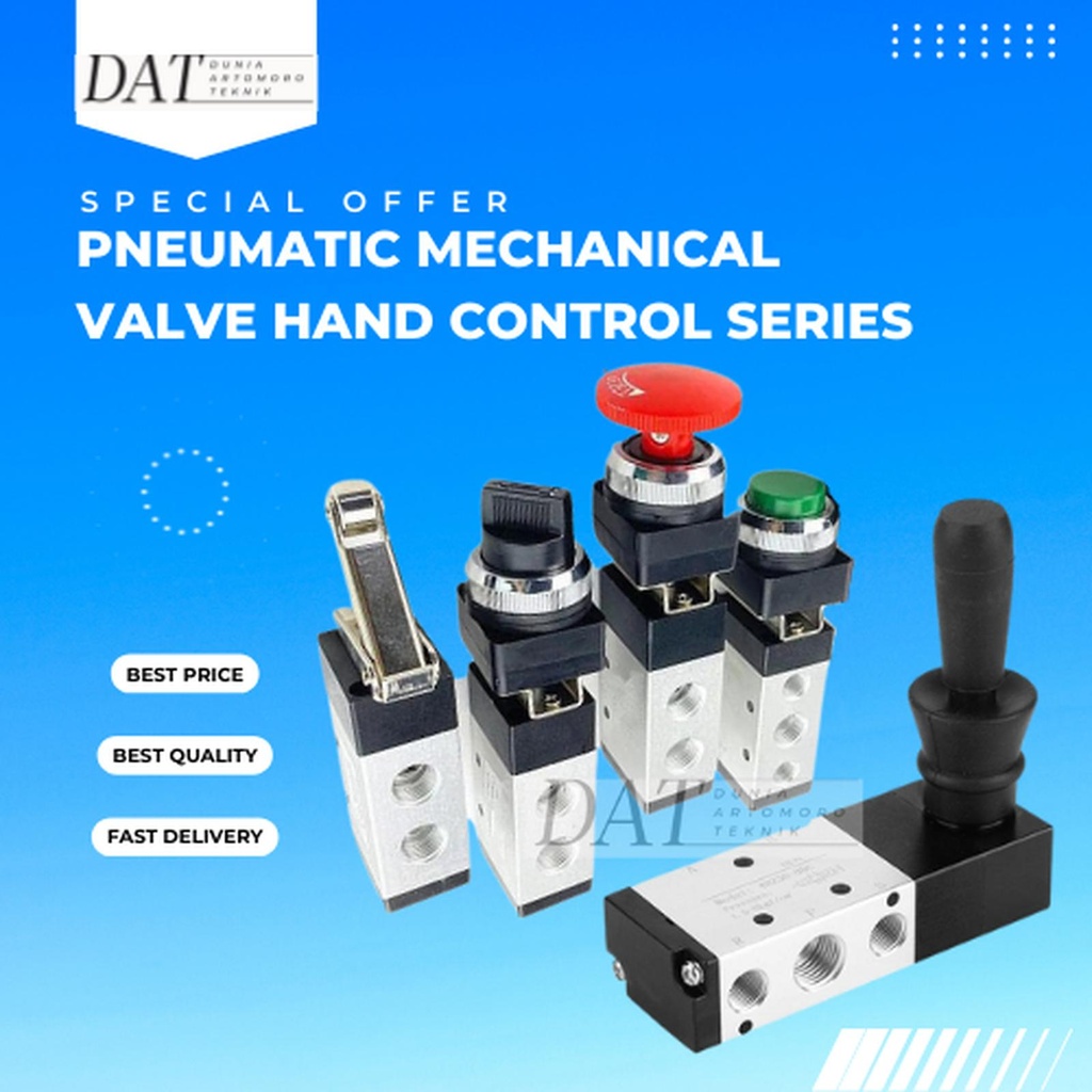 Jual Pneumatic Mechanical Valve Hand Switch Control Series - Selector ...