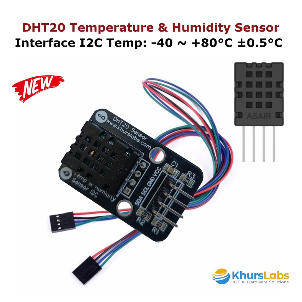 Jual DHT20 Temperature & Humidity I2C IIC DHT 20 Sensor Suhu Dan ...