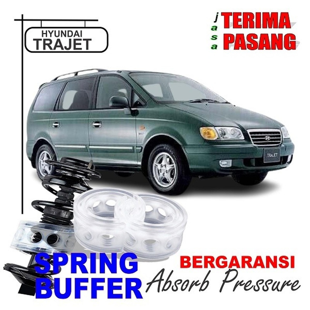 Jual PAKET Spring Buffer Mobil Hyundai Trajet Depan Dan Belakang ...