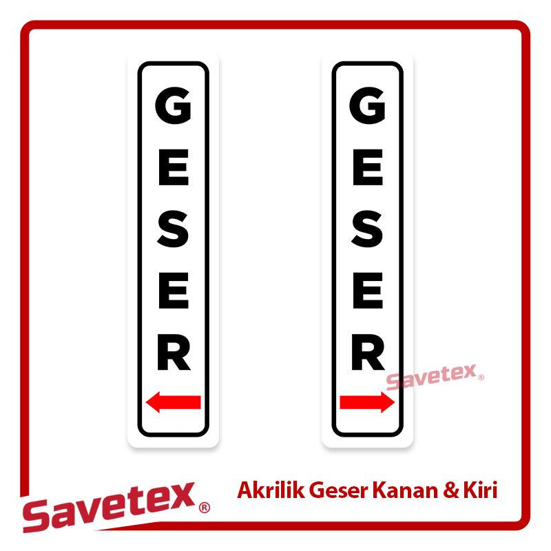 Jual Slide Sign / Akrilik Geser Kanan & Kiri Ukuran 4.5 x 19.5 cm ...