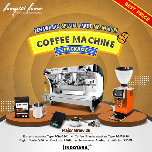[EZM.1011354] Paket Mesin Kopi Major Brew 19 - 27