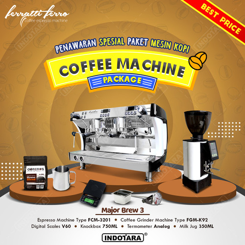 [EZM.1011356] Paket Mesin Kopi Major Brew 1 - 9