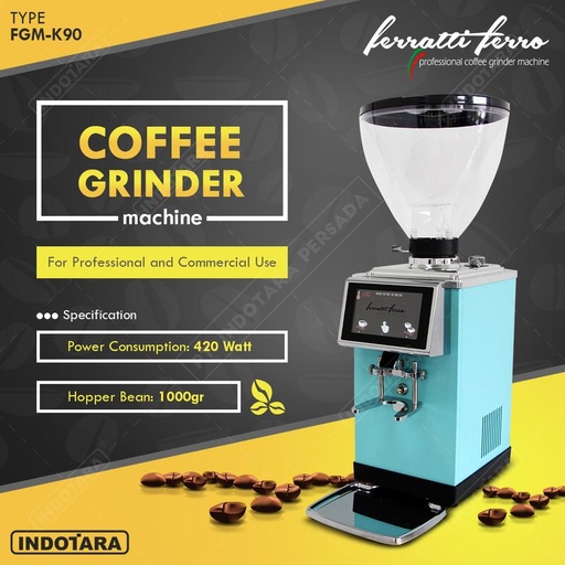 [EZM.1011382] Coffee Grinder Machine / Alat Penggiling Kopi Ferratti Ferro FGM-K90