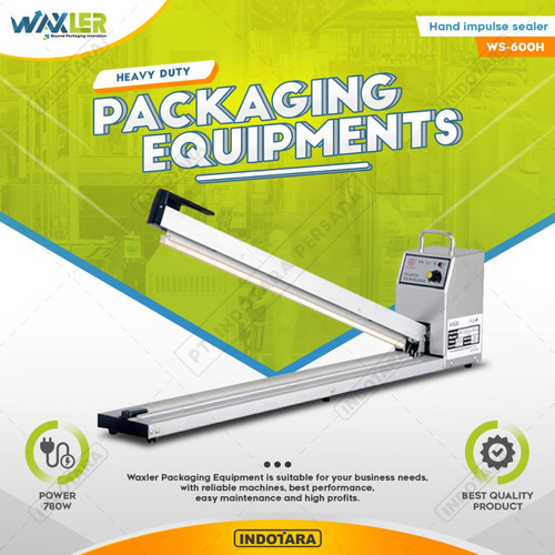 [EZM.1011407] Mesin Sealer Plastik Kemasan Hand Impulse Waxler - WS 600H