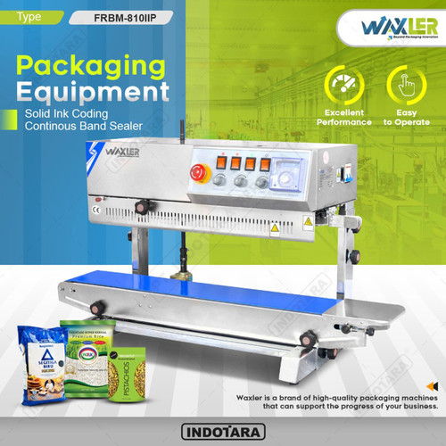 [EZM.1011360] Mesin Continuous Sealer With Solid Ink Coding Waxler - WLRBM 810IIP