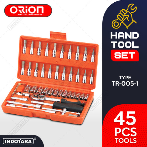 [EZM.1011368] Hand Toolset / Tool Kit Set / Toolkit Toolbox Orion - TR005-1