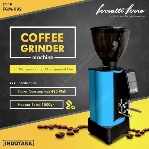 [EZM.1011381] Coffee Grinder Machine / Alat Penggiling Kopi Ferratti Ferro FGM K92