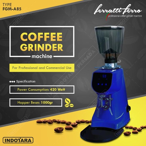 [EZM.1011383] Coffee Grinder Machine / Alat Penggiling Kopi Ferratti Ferro FGM-A85