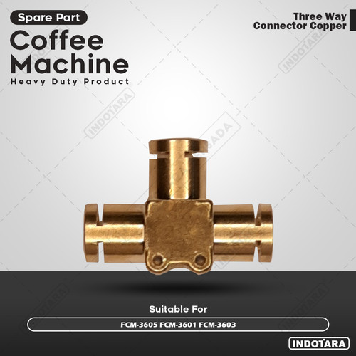 [EZM.1011392] Three Way Connector Copper - Ferratti Ferro FCM3605 FCM3601 FCM3603