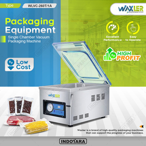 [EZM.1011416] Mesin Vacuum Sealer Single Chamber Packaging Waxler - WLVC 260T/1A