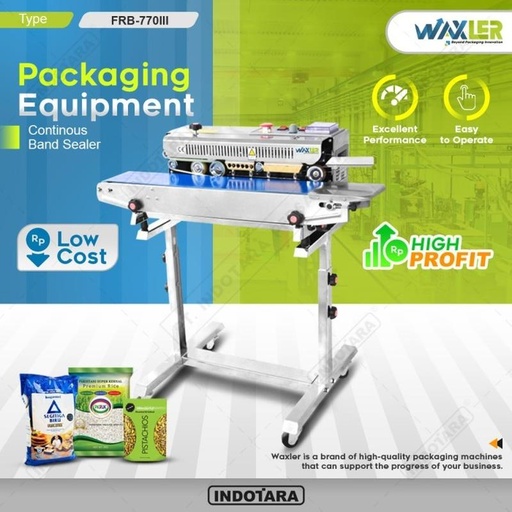 [EZM.1011417] Mesin Continuous Band Sealer With Solid Ink Coding Waxler WLRBM 810III