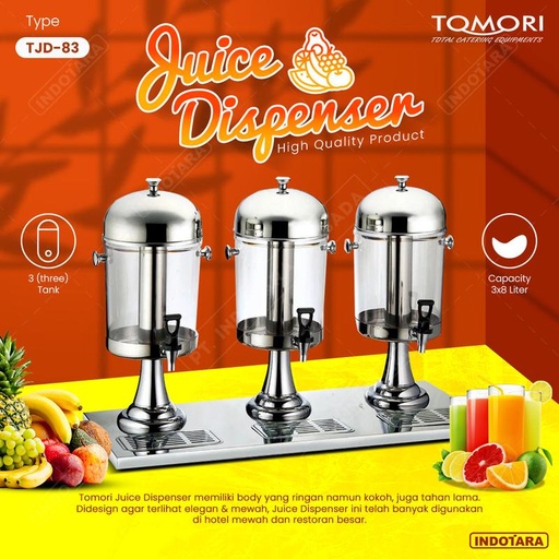 [EZM.1011427] Juice Dispenser / Jus Dispenser 24L Tomori - TJD83