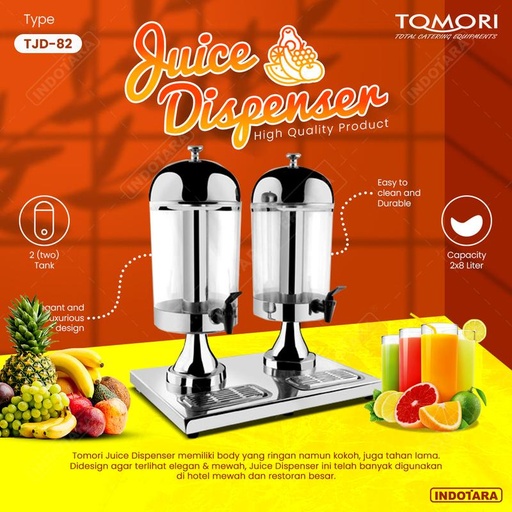 [EZM.1011428] Juice Dispenser / Jus Dispenser 16L Tomori - TJD82