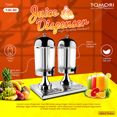 [EZM.1011428] Juice Dispenser / Jus Dispenser 16L Tomori - TJD82