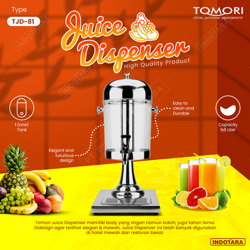[EZM.1011429] Juice Dispenser / Jus Dispenser 8L Tomori - TJD81
