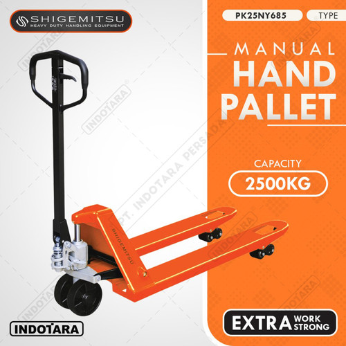 [EZM.1011444] Shigemitsu Hand Pallet 2.5 Ton PK25NY685