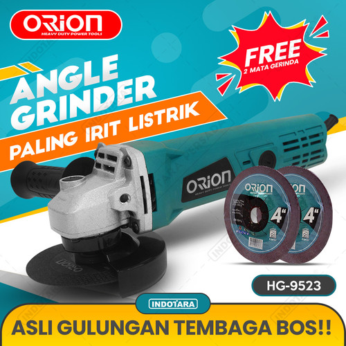 [EZM.1011445] Mesin Gerinda Tangan / Angle Grinder With Polisher Orion - HGP6020VS