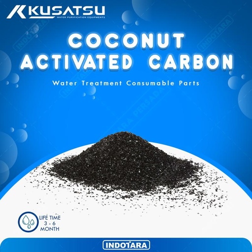 [EZM.1011447] KUSATSU COCONUT ACTIVATED CARBON MEDIA
