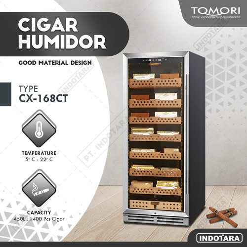[EZM.1011448] Tempat Penyimpanan Cerutu - Tomori Cigar Humidor CX168CT