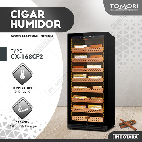 [EZM.1011449] Tempat Penyimpanan Cerutu - Tomori Cigar Humidor CX168CF2