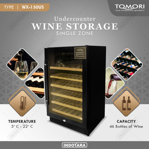 [EZM.1011450] Tomori Undercounter Wine Cooler WX150US