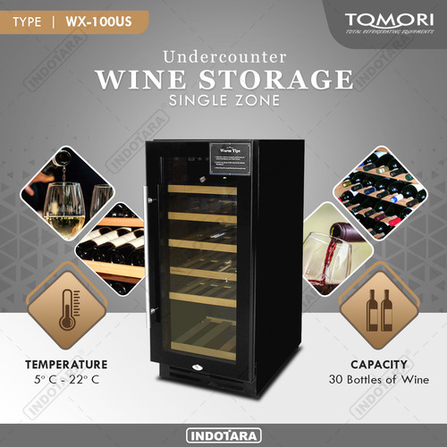 [EZM.1011452] Tomori Undercounter Wine Cooler WX100US