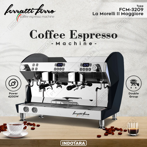 [EZM.1011459] Mesin Kopi Espresso Ferratti Ferro FCM3209 La Morelli II Maggiore