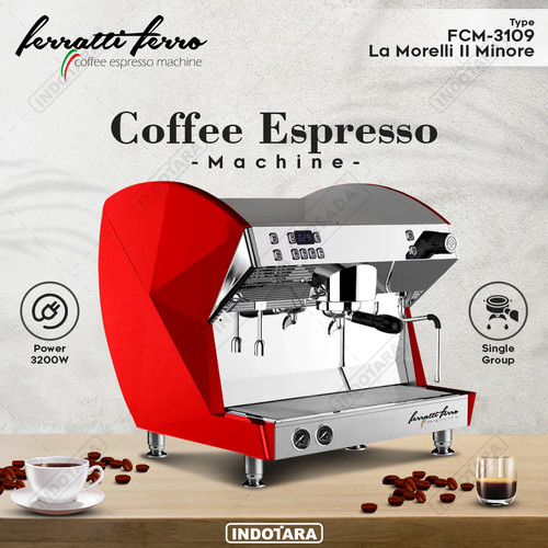[EZM.1011460] Mesin Kopi Espresso Ferratti Ferro FCM3109 La Morelli II Minore