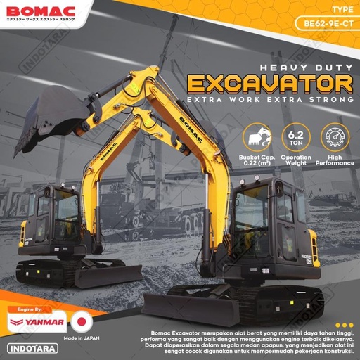 [EZM.1011538] Bomac Excavator 6.2T - BE62 9E CT
