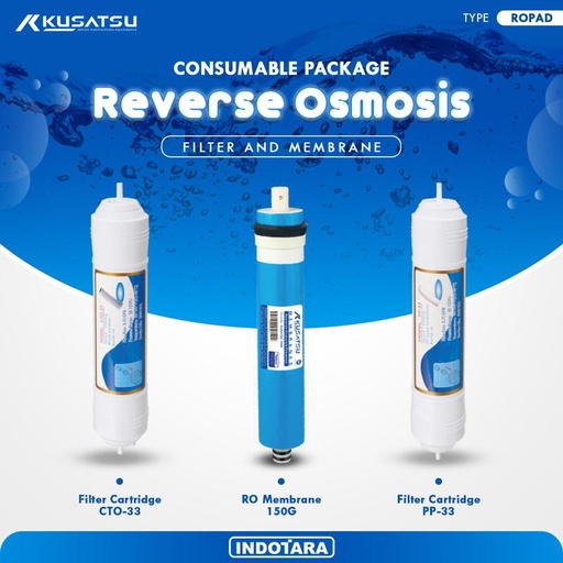 [EZM.1011541] Paket Filter Cartridge Reverse Osmosis Kusatsu - ROPAD