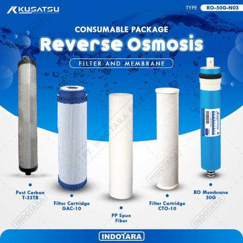 [EZM.1011545] Paket Filter Cartridge Reverse Osmosis Kusatsu - RO 50G N03