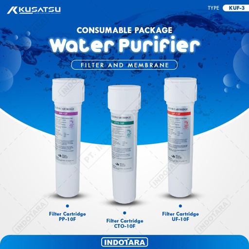 Paket Consumable Water Filter Cartridge Kusatsu - KUF3