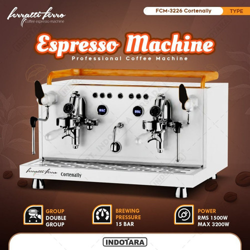[EZM.1011551] Mesin Kopi Espresso Ferratti Ferro FCM3226 Cortenally