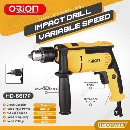 [EZM.1011567] Mesin Bor / Impact Drill Listrik Orion - HD6617P (without BMC box)